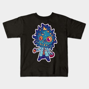 skull halloween Fire styles Galaxy Kids T-Shirt